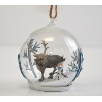 Disney Olaf and Sven Christmas bauble, Disneyland Paris